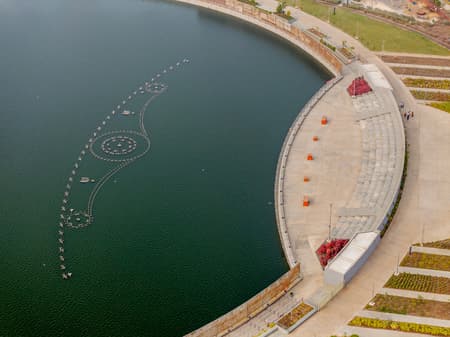Atal Sarovar at Rajkot Smart City